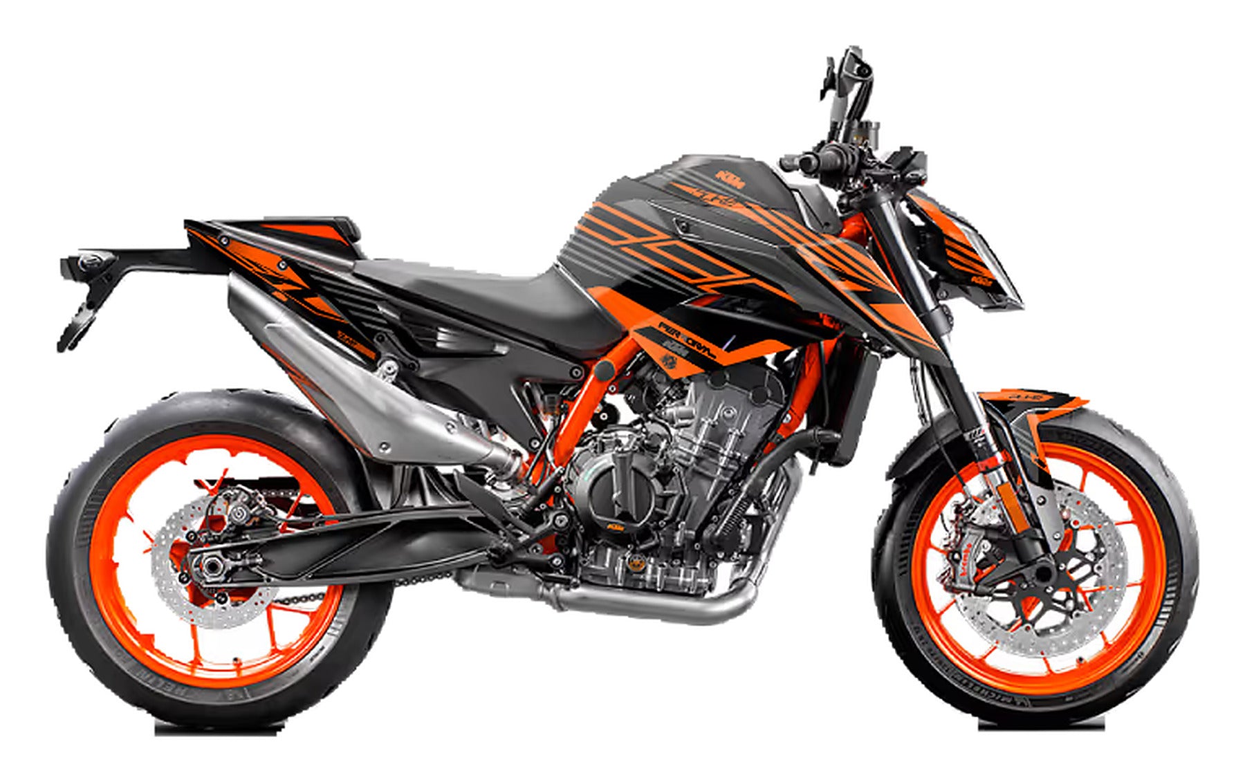 Kit de Gráficas para Moto Naked KTM Duke - Diseño 17 - LedPro Racing