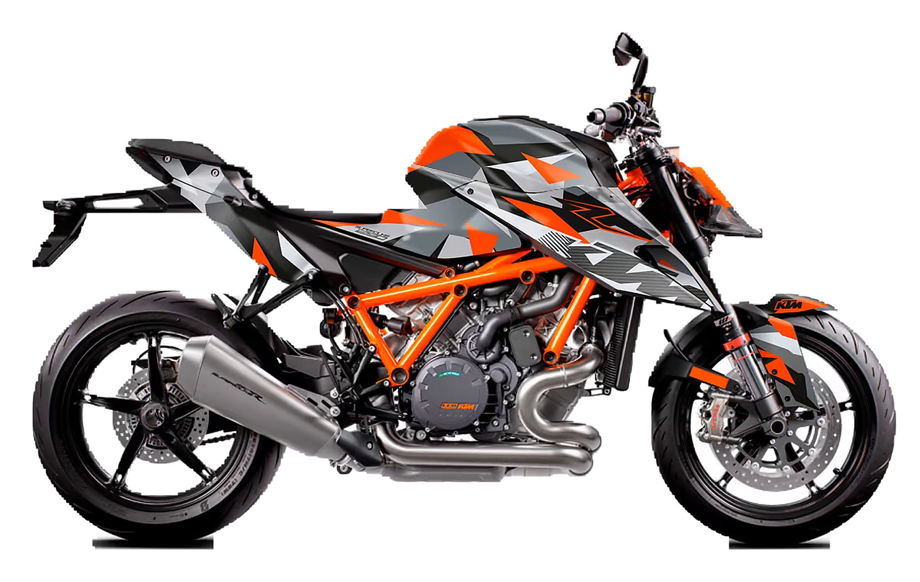 Kit de Gráficas para Moto Naked KTM Duke - Diseño 19 - LedPro Racing