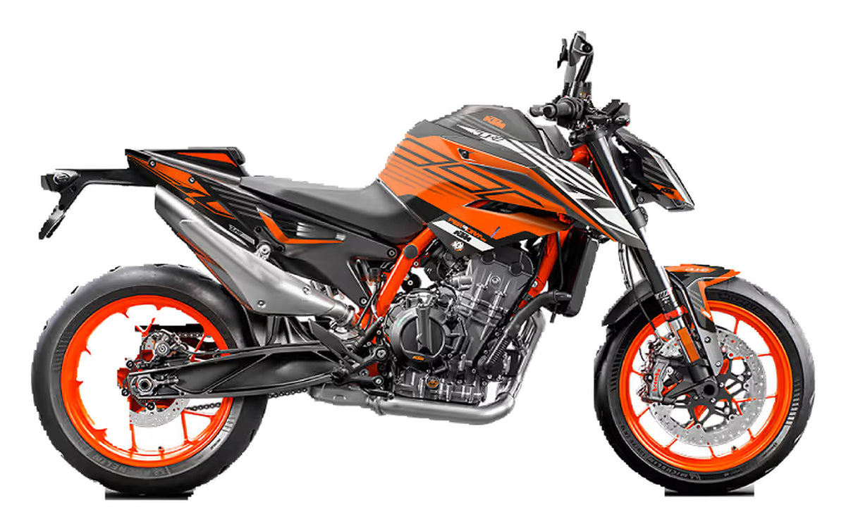 Kit de Gráficas para Moto Naked KTM Duke - Diseño 20 - LedPro Racing