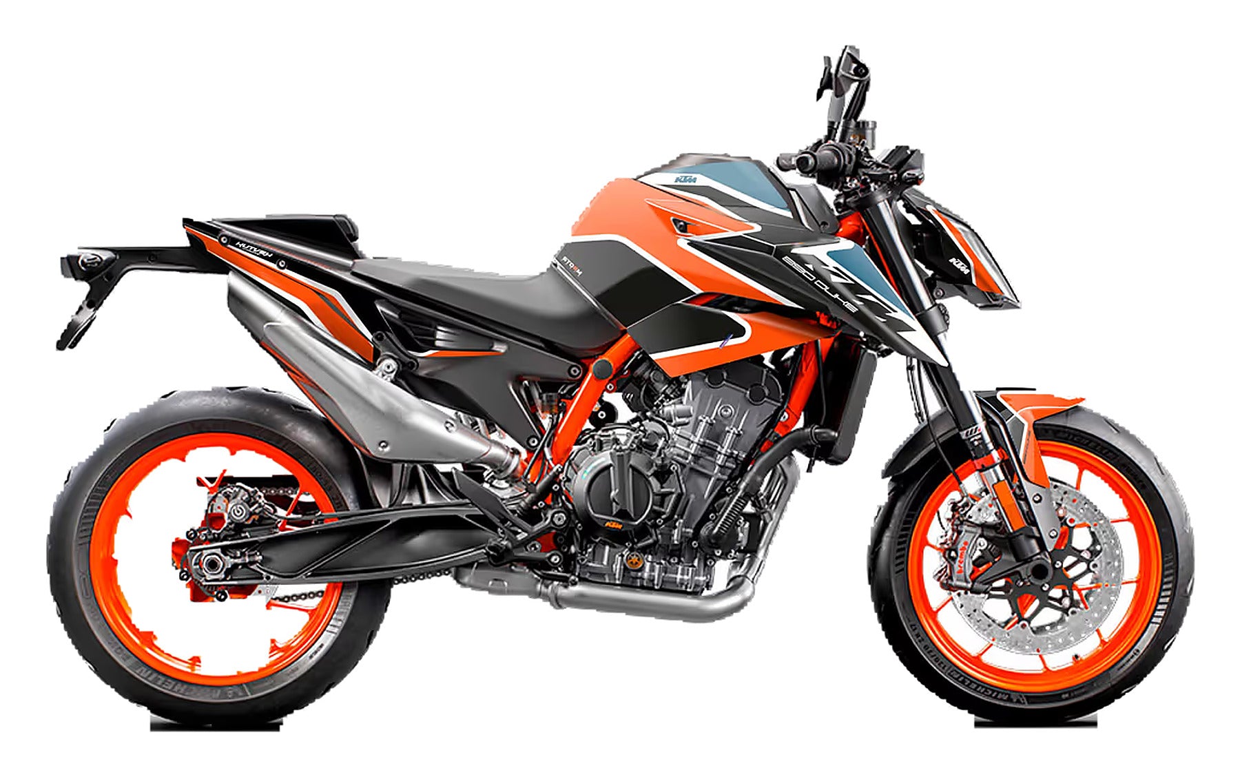 Kit de Gráficas para Moto Naked KTM Duke - Diseño 25 - LedPro Racing