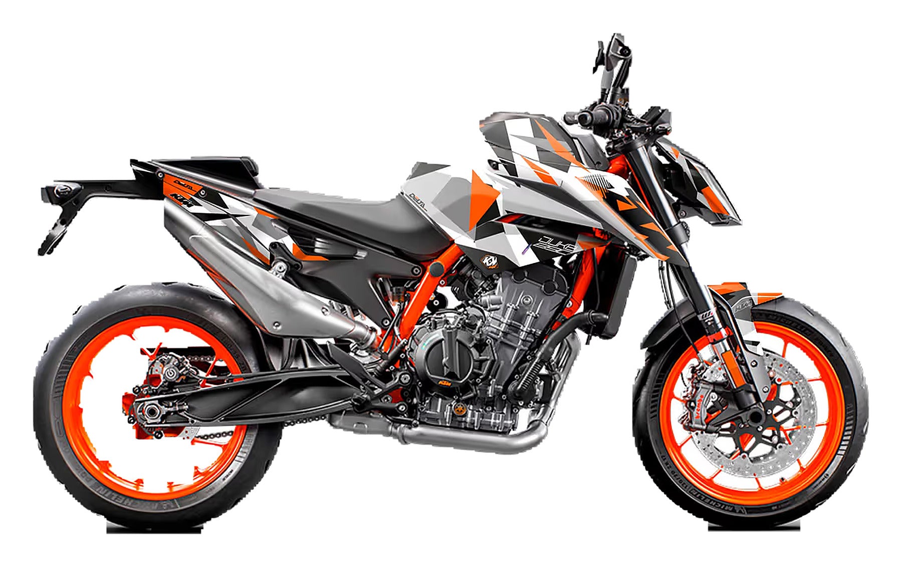 Kit de Gráficas para Moto Naked KTM Duke - Diseño 32 - LedPro Racing
