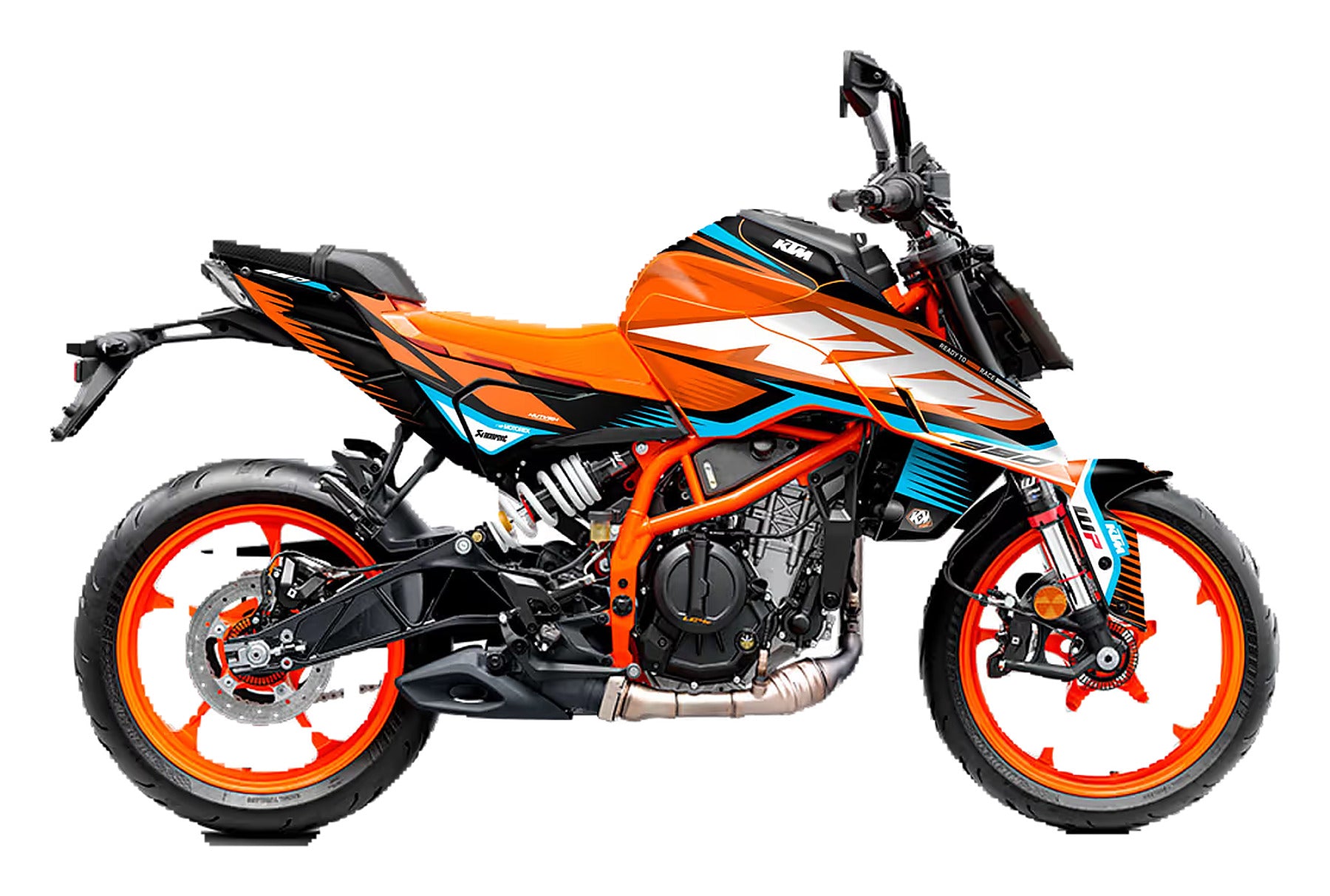 Kit de Gráficas para Moto Naked KTM Duke - Diseño 33 - LedPro Racing
