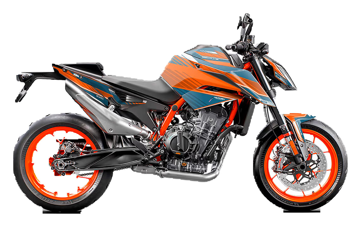 Kit de Gráficas para Moto Naked KTM Duke - Diseño 37 - LedPro Racing
