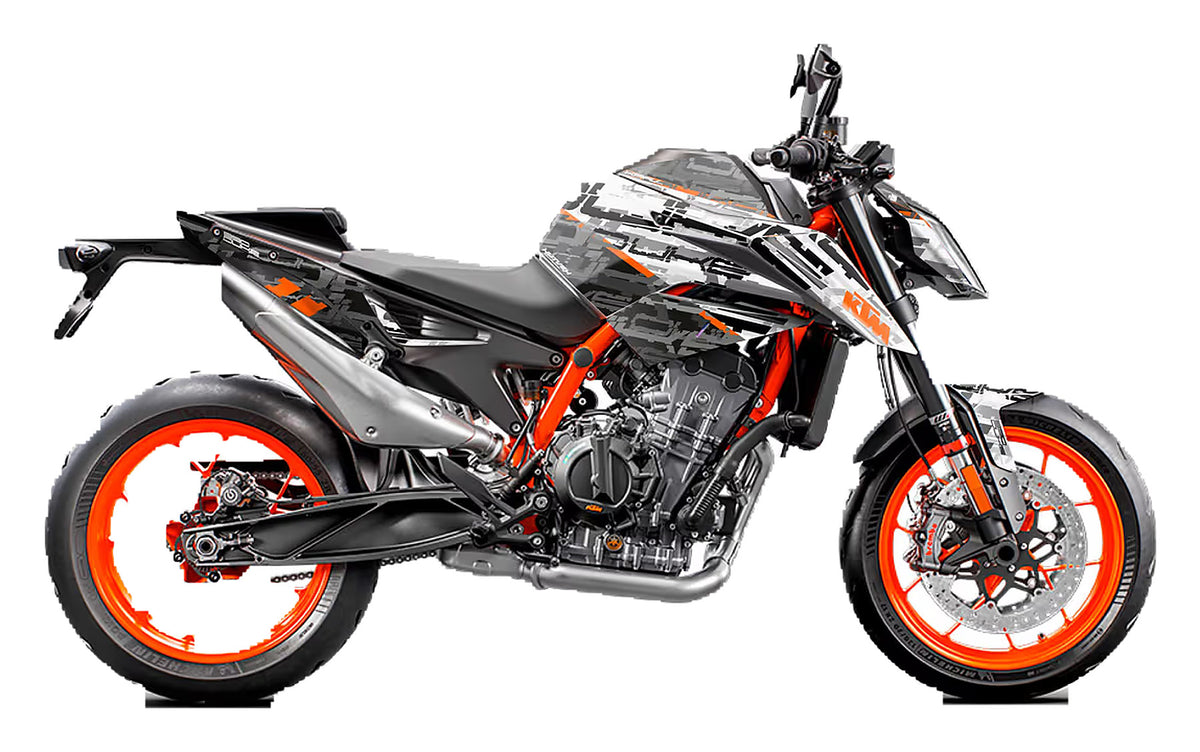 Kit de Gráficas para Moto Naked KTM Duke - Diseño 39 - LedPro Racing