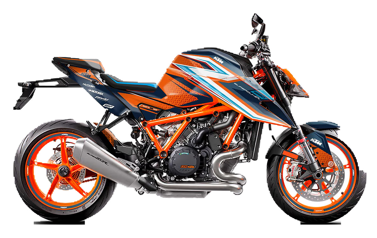 Kit de Gráficas para Moto Naked KTM Duke - Diseño 42 - LedPro Racing