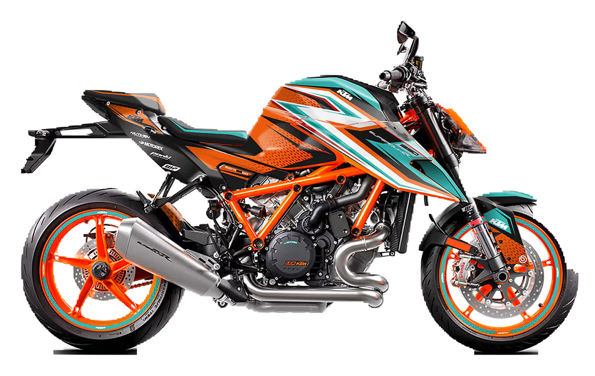 Kit de Gráficas para Moto Naked KTM Duke - Diseño 44 - LedPro Racing