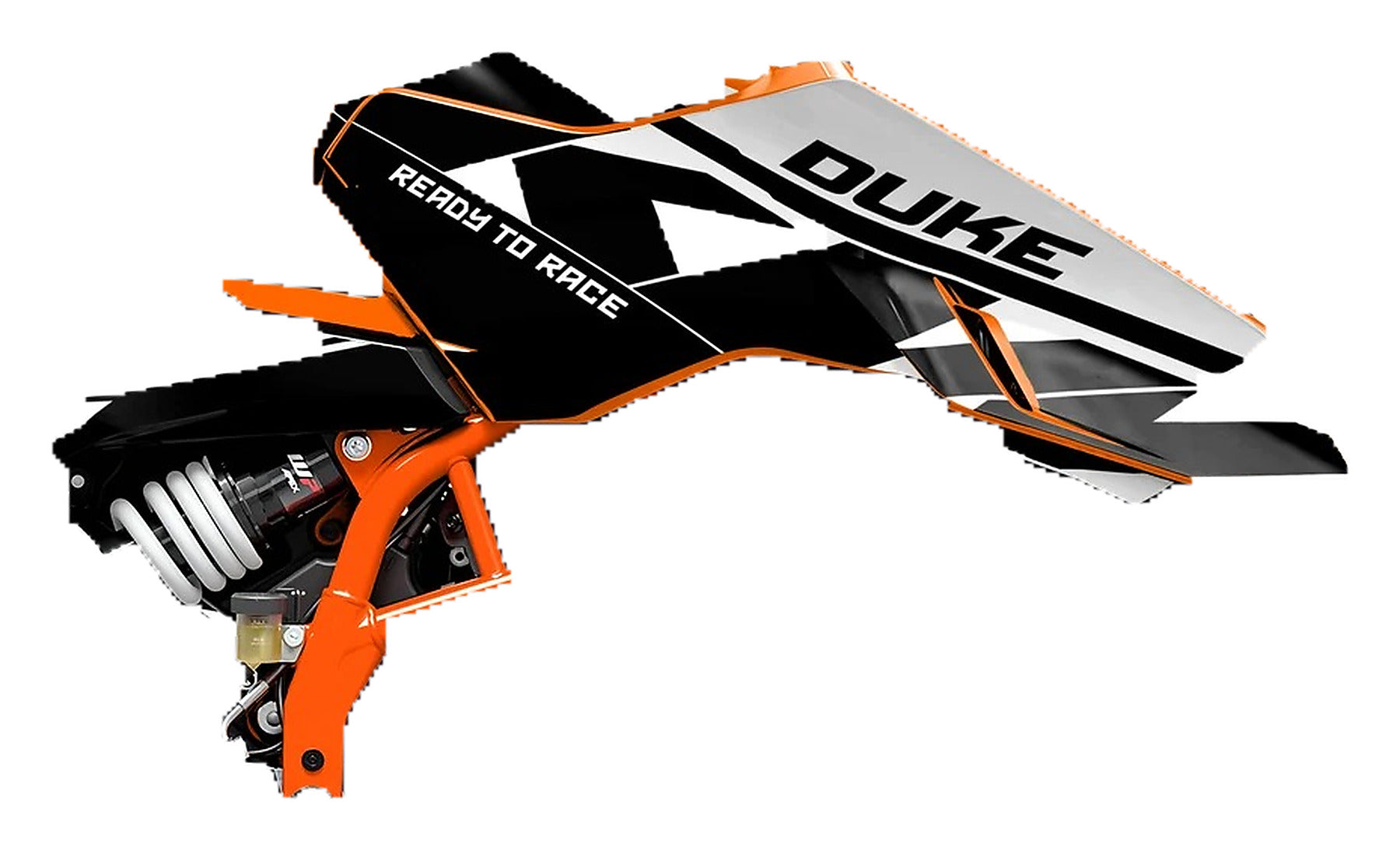 Kit de Gráficas para Moto Naked KTM Duke - Diseño 49 - LedPro Racing