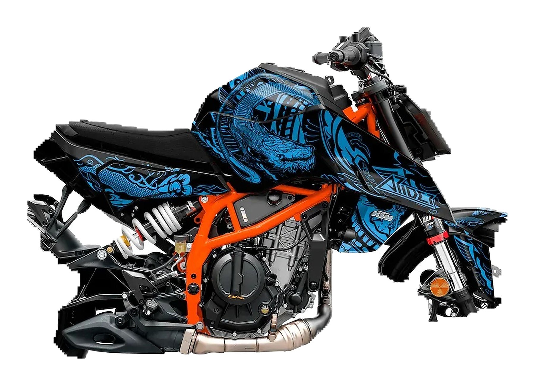 Kit de Gráficas para Moto Naked KTM Duke - Diseño 52 - LedPro Racing