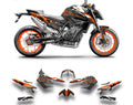 Kit de Gráficas para Moto Naked KTM Duke - Diseño 57 - LedPro Racing
