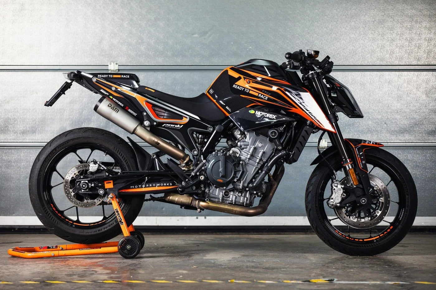 Kit de Gráficas para Moto Naked KTM Duke - Diseño 58 - LedPro Racing