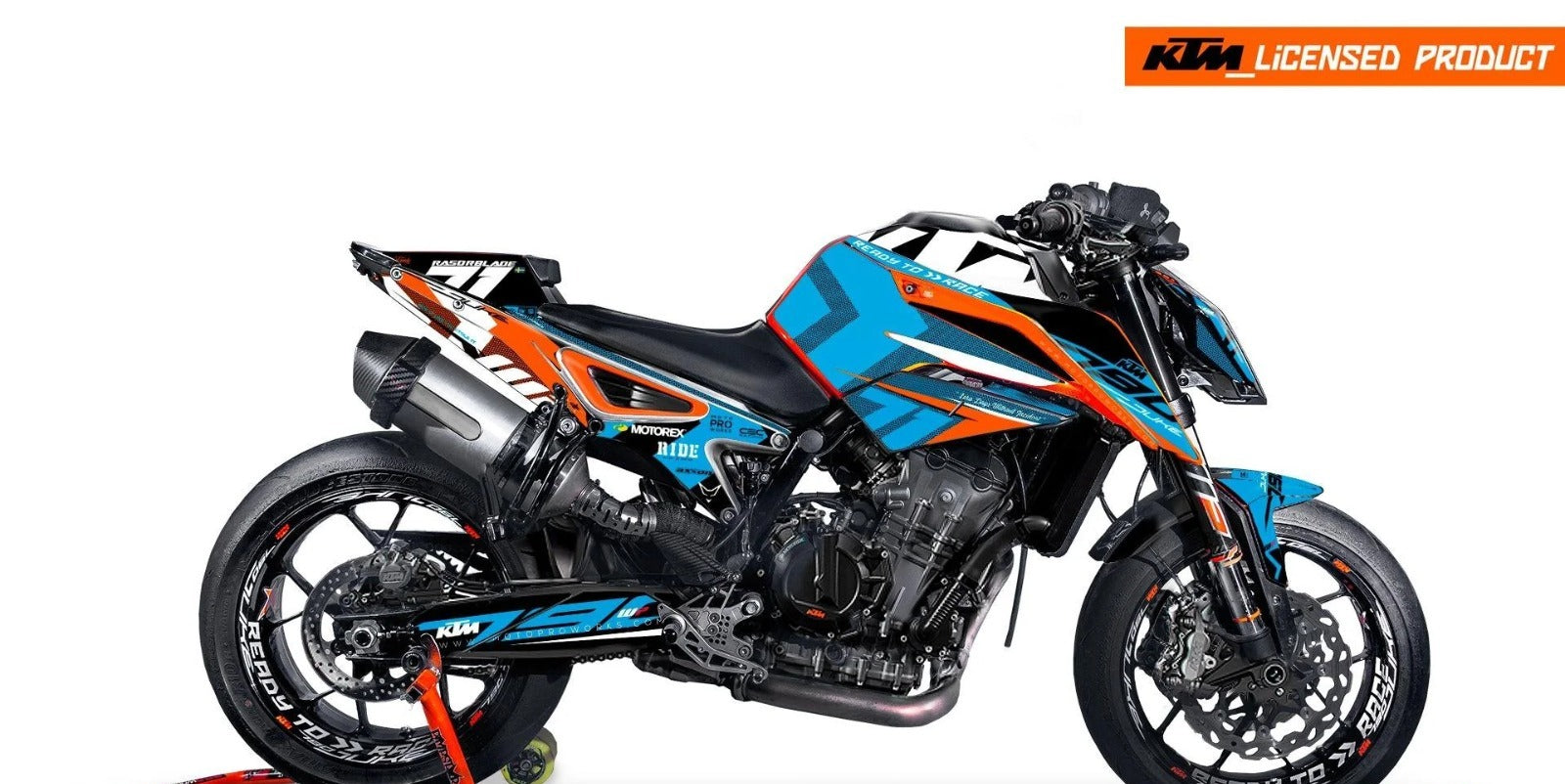 Kit de Gráficas para Moto Naked KTM Duke - Diseño 59 - LedPro Racing