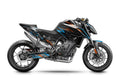 Kit de Gráficas para Moto Naked KTM Duke - Diseño 63 - LedPro Racing