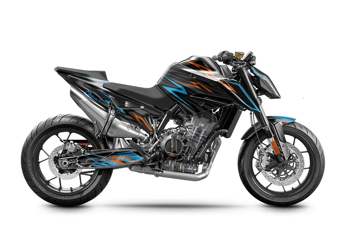 Kit de Gráficas para Moto Naked KTM Duke - Diseño 63 - LedPro Racing