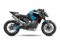 Kit de Gráficas para Moto Naked KTM Duke - Diseño 64 - LedPro Racing