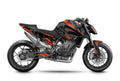 Kit de Gráficas para Moto Naked KTM Duke - Diseño 65 - LedPro Racing