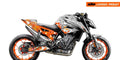 Kit de Gráficas para Moto Naked KTM Duke - Diseño 66 - LedPro Racing