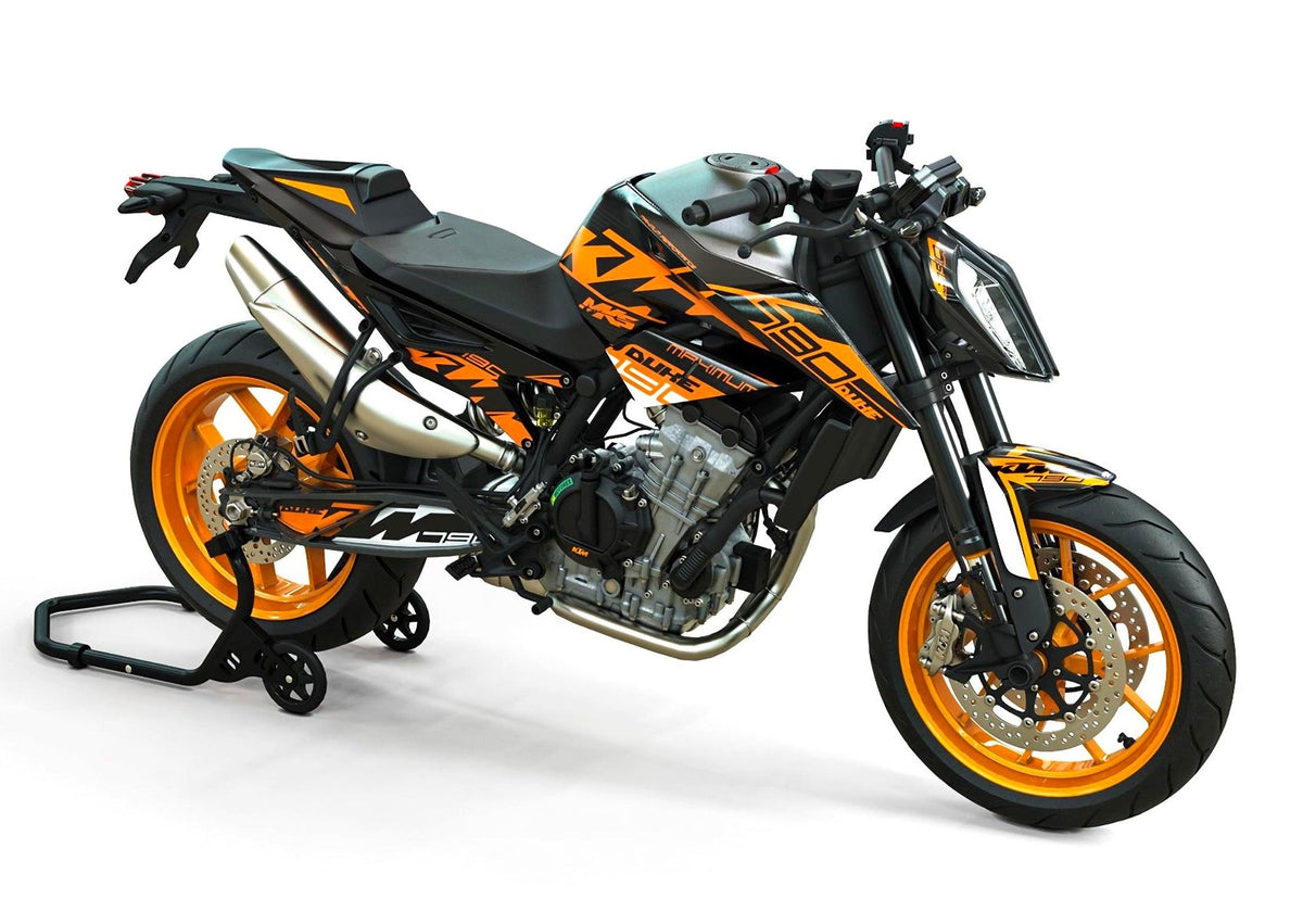 Kit de Gráficas para Moto Naked KTM Duke - Diseño 67 - LedPro Racing