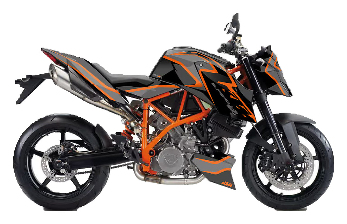 Kit de Gráficas para Moto Naked KTM Super Duke - Diseño 10 - LedPro Racing