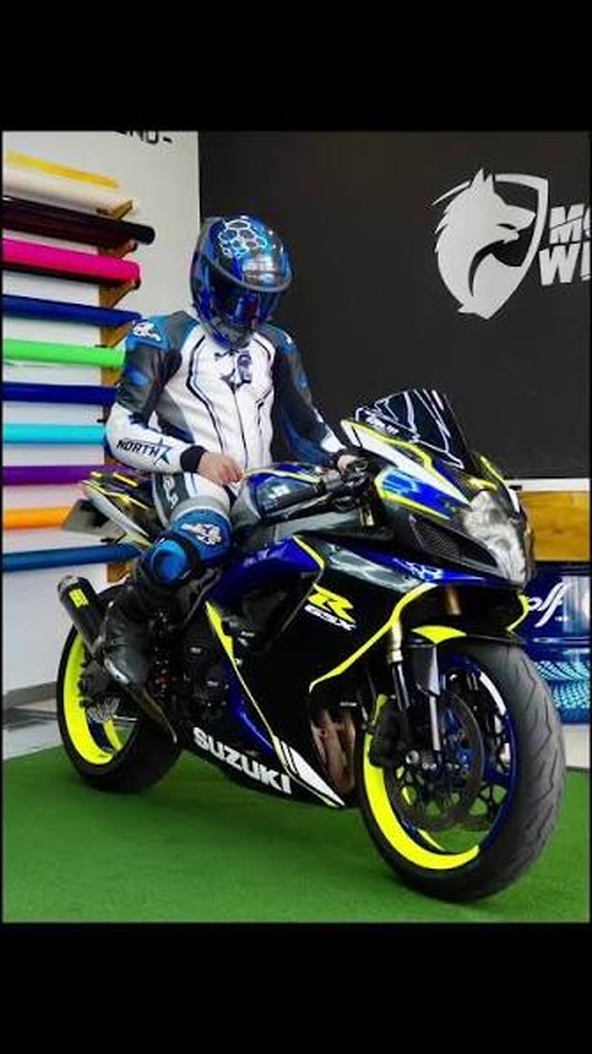 Kit de Gráficas para Moto Naked Suzuki GSR - Diseño 10 - LedPro Racing