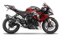 Kit de Gráficas para Moto Naked Suzuki GSR - Diseño 11 - LedPro Racing