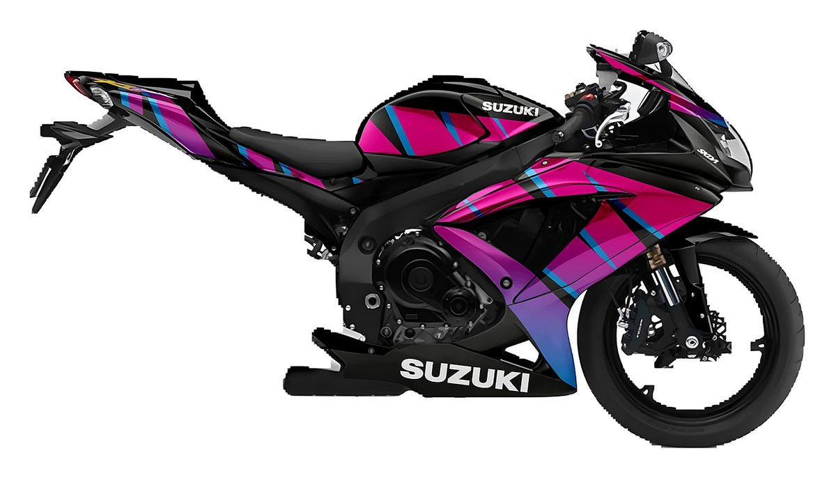 Kit de Gráficas para Moto Naked Suzuki GSR - Diseño 19 - LedPro Racing