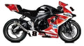 Kit de Gráficas para Moto Naked Suzuki GSR - Diseño 20 - LedPro Racing