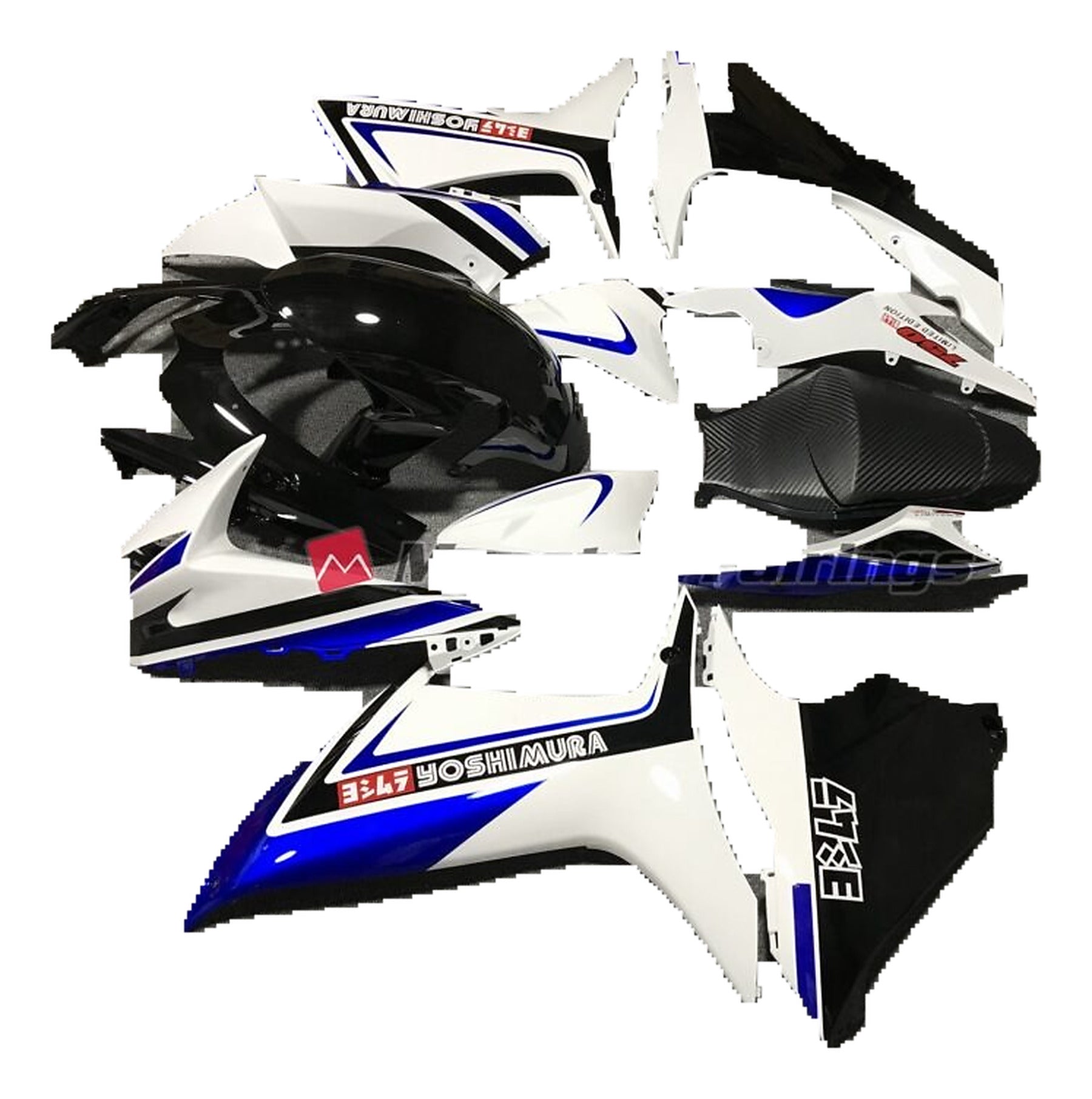 Kit de Gráficas para Moto Naked Suzuki GSR - Diseño 25 - LedPro Racing