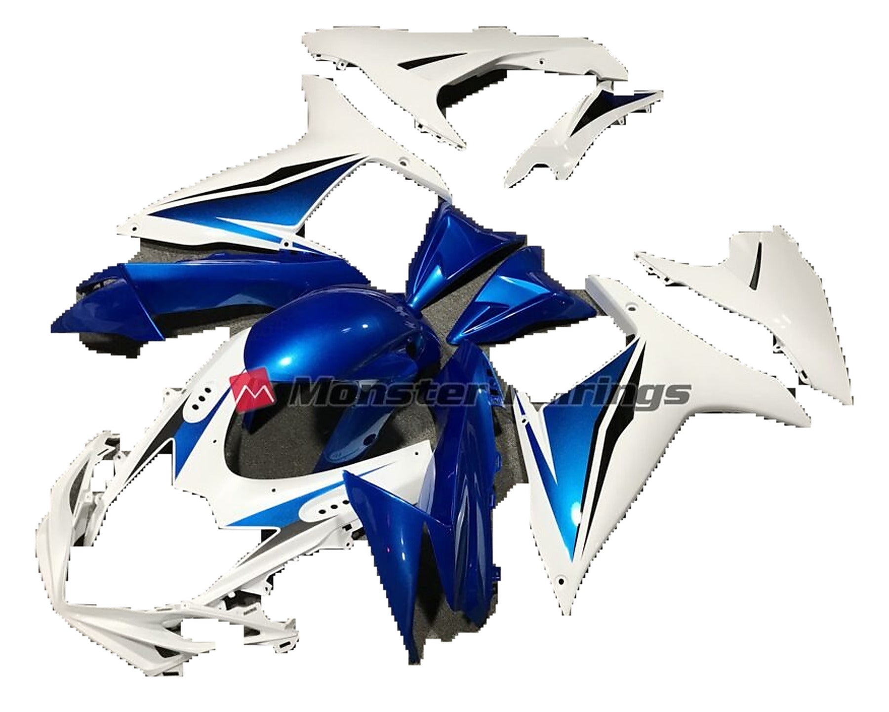 Kit de Gráficas para Moto Naked Suzuki GSR - Diseño 28 - LedPro Racing