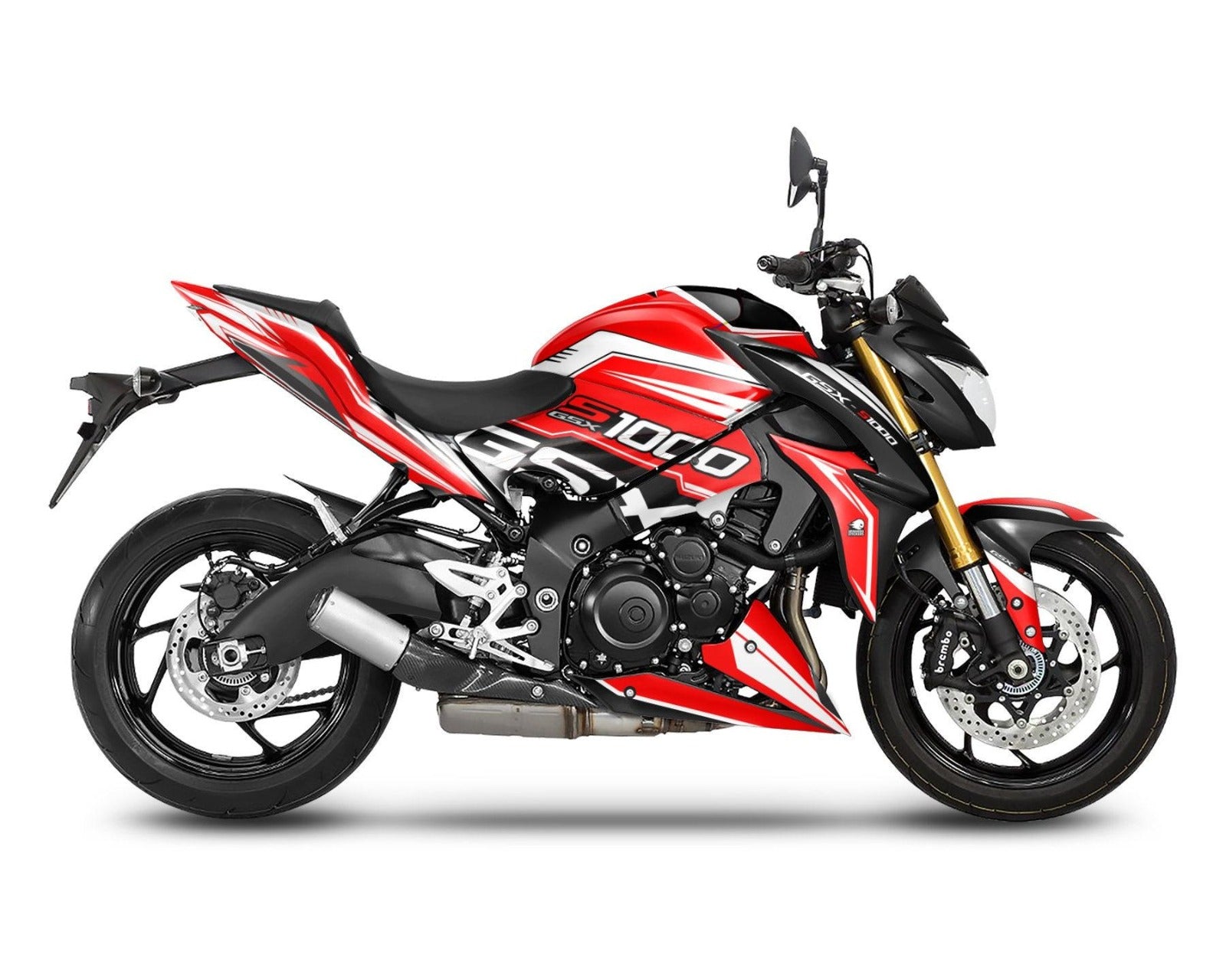 Kit de Gráficas para Moto Naked Suzuki GSX-S 1000 - Diseño 02 - LedPro Racing