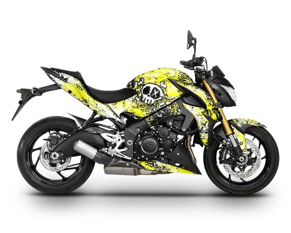 Kit de Gráficas para Moto Naked Suzuki GSX-S 1000 - Diseño 06 - LedPro Racing