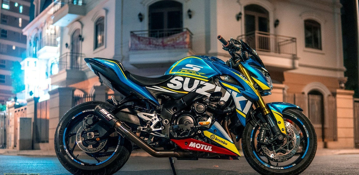 Kit de Gráficas para Moto Naked Suzuki GSX-S 1000 - Diseño 14 - LedPro Racing