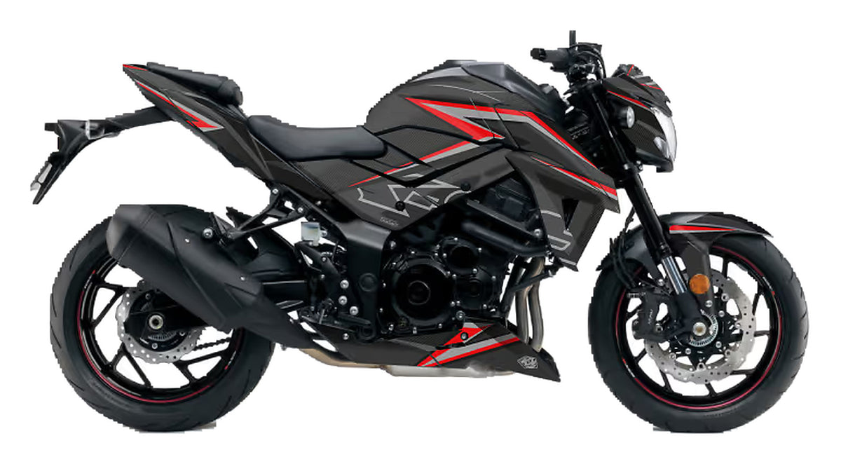 Kit de Gráficas para Moto Naked Suzuki GSX-S 750 - Diseño 01 - LedPro Racing