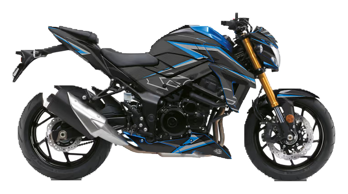 Kit de Gráficas para Moto Naked Suzuki GSX-S 750 - Diseño 02 - LedPro Racing