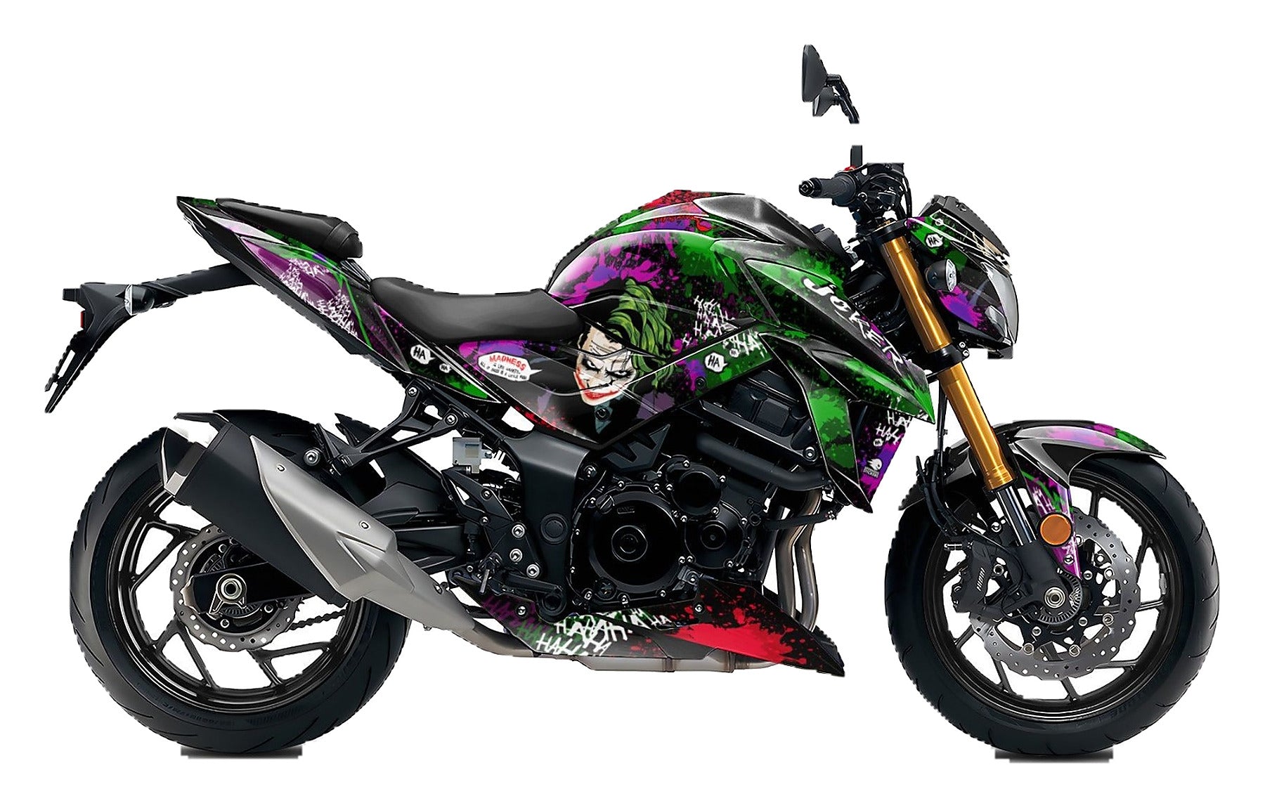 Kit de Gráficas para Moto Naked Suzuki GSX-S 750 - Diseño 13 - LedPro Racing