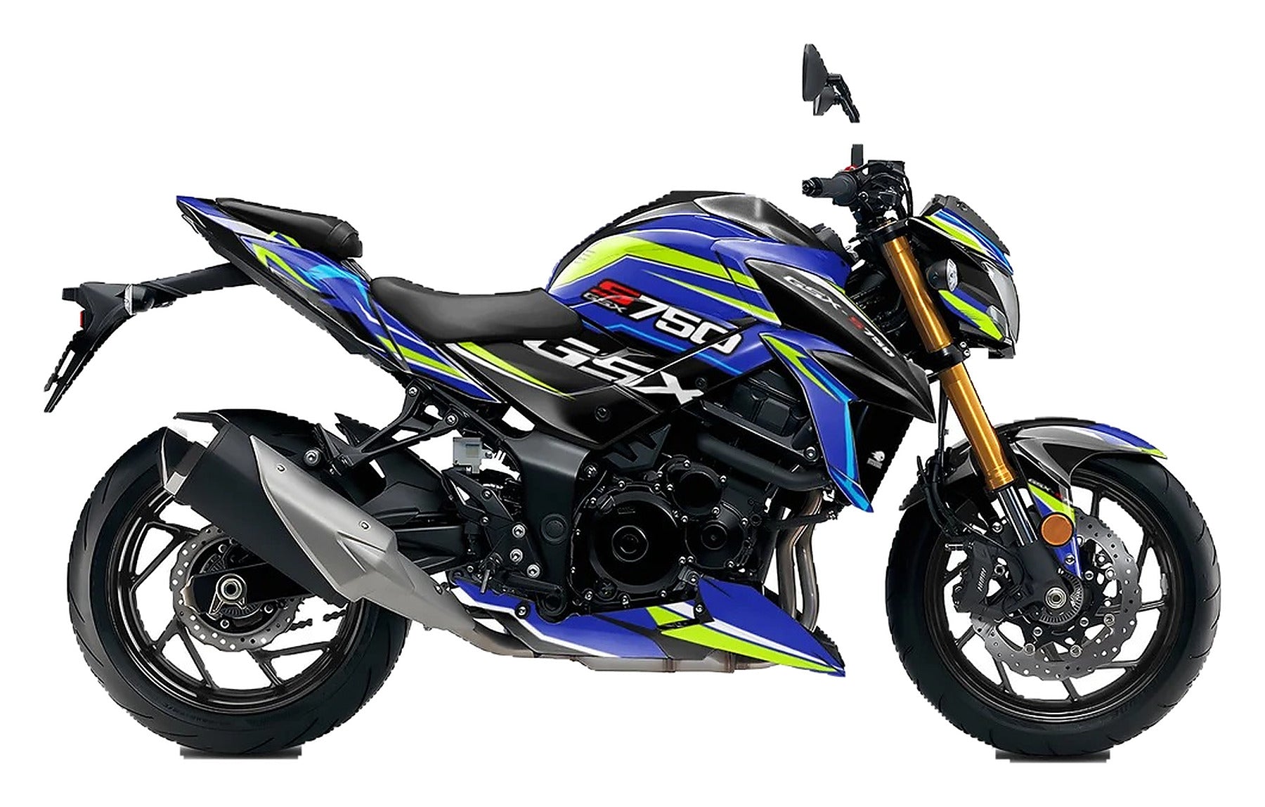 Kit de Gráficas para Moto Naked Suzuki GSX-S 750 - Diseño 15 - LedPro Racing