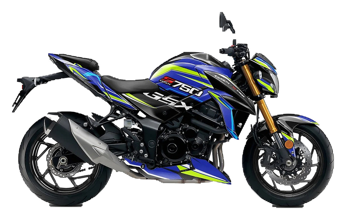 Kit de Gráficas para Moto Naked Suzuki GSX-S 750 - Diseño 30 - LedPro Racing