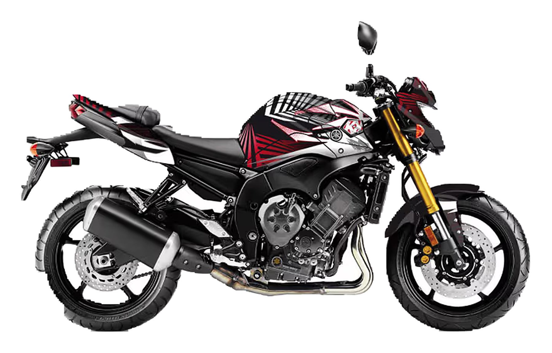 Kit de Gráficas para Moto Naked Yamaha FZ - Diseño 11 - LedPro Racing