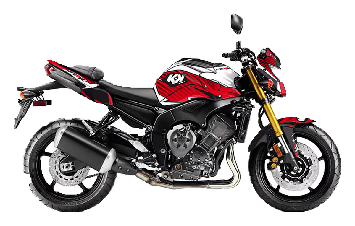 Kit de Gráficas para Moto Naked Yamaha FZ - Diseño 12 - LedPro Racing
