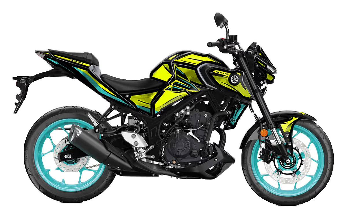 Kit de Gráficas para Moto Naked Yamaha MT - Diseño 12 - LedPro Racing