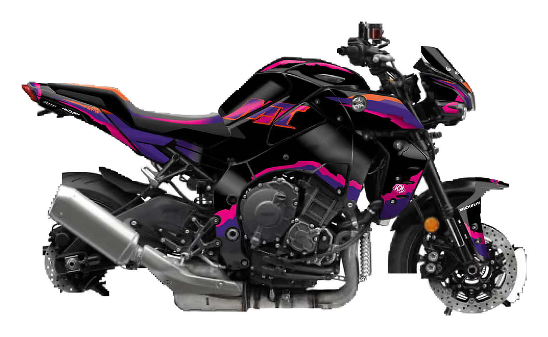 Kit de Gráficas para Moto Naked Yamaha MT - Diseño 17 - LedPro Racing