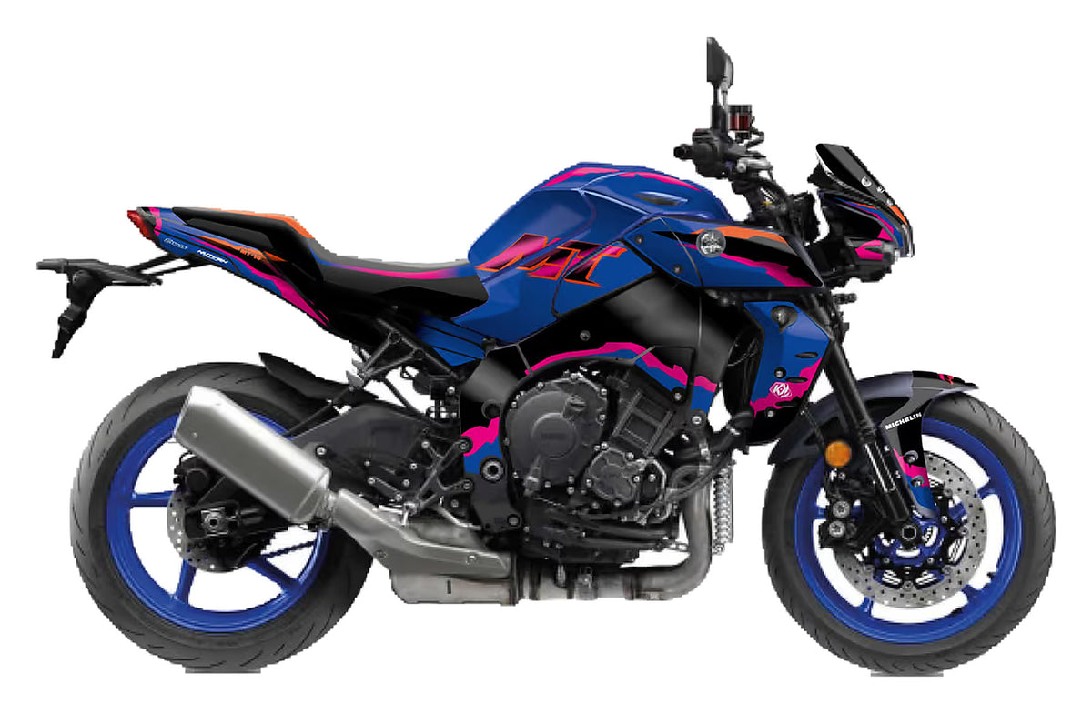 Kit de Gráficas para Moto Naked Yamaha MT - Diseño 18 - LedPro Racing