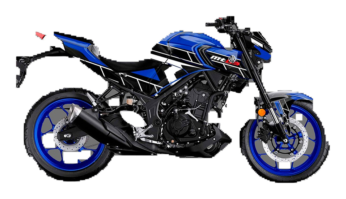 Kit de Gráficas para Moto Naked Yamaha MT - Diseño 47 - LedPro Racing