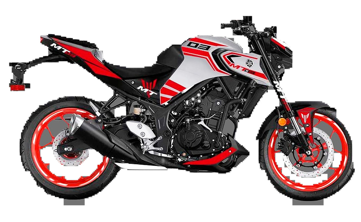 Kit de Gráficas para Moto Naked Yamaha MT - Diseño 49 - LedPro Racing