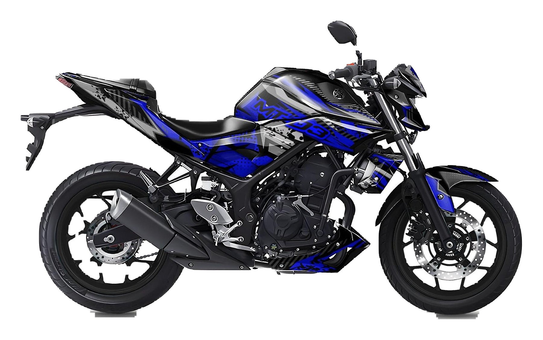 Kit de Gráficas para Moto Naked Yamaha MT - Diseño 51 - LedPro Racing