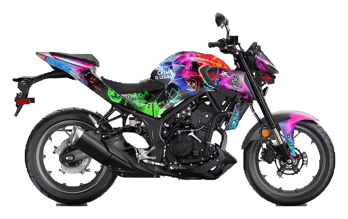 Kit de Gráficas para Moto Naked Yamaha MT - Diseño 53 - LedPro Racing