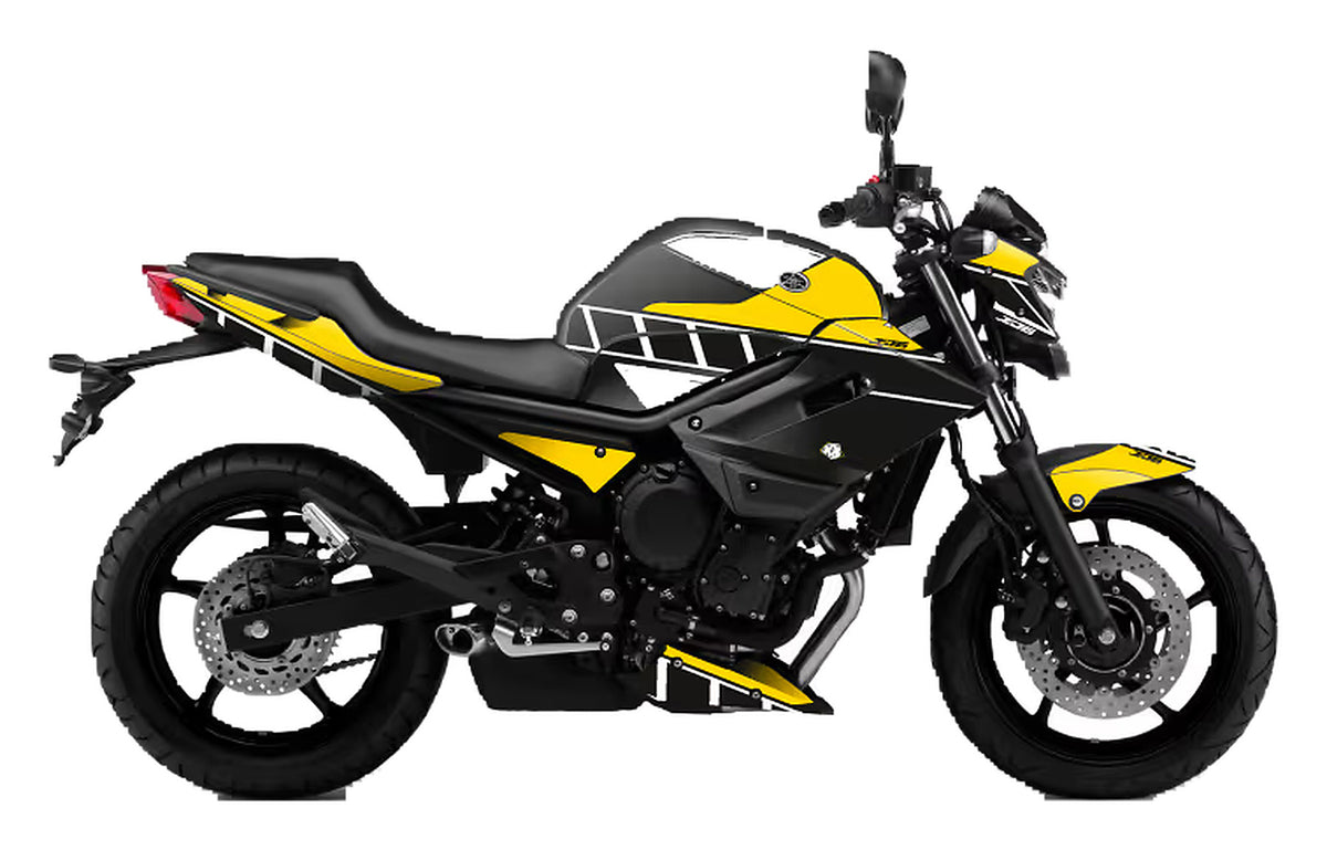Kit de Gráficas para Moto Naked Yamaha XJ6 - Diseño 02 - LedPro Racing