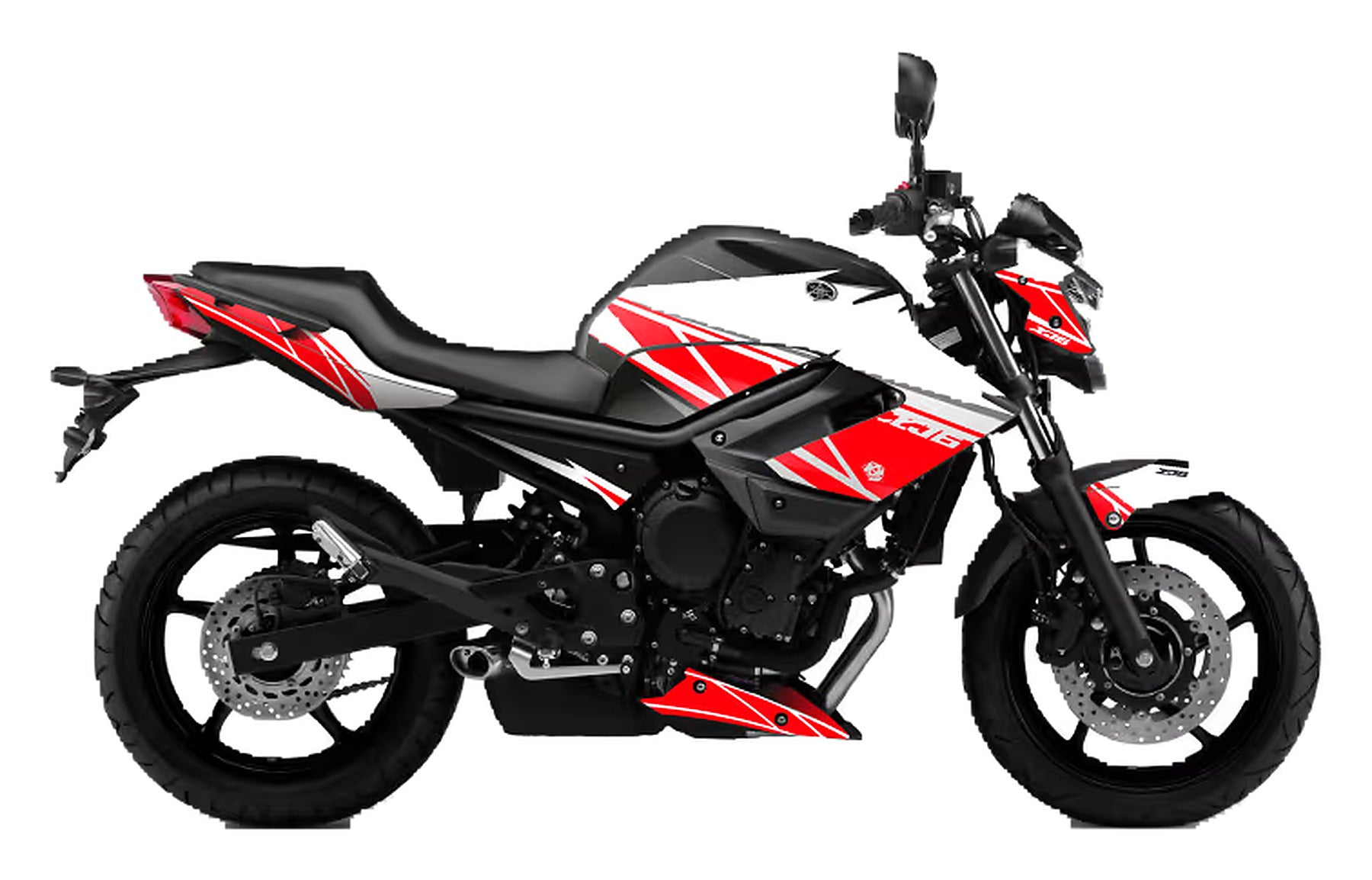 Kit de Gráficas para Moto Naked Yamaha XJ6 - Diseño 03 - LedPro Racing