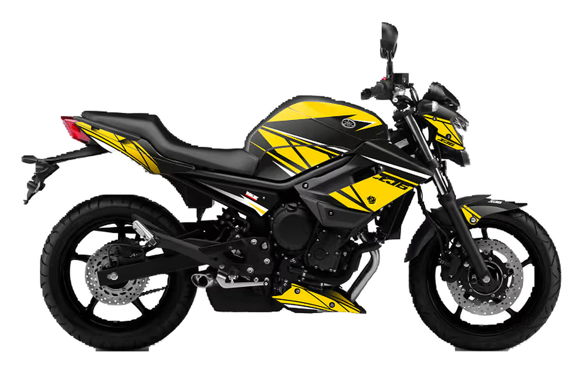 Kit de Gráficas para Moto Naked Yamaha XJ6 - Diseño 05 - LedPro Racing