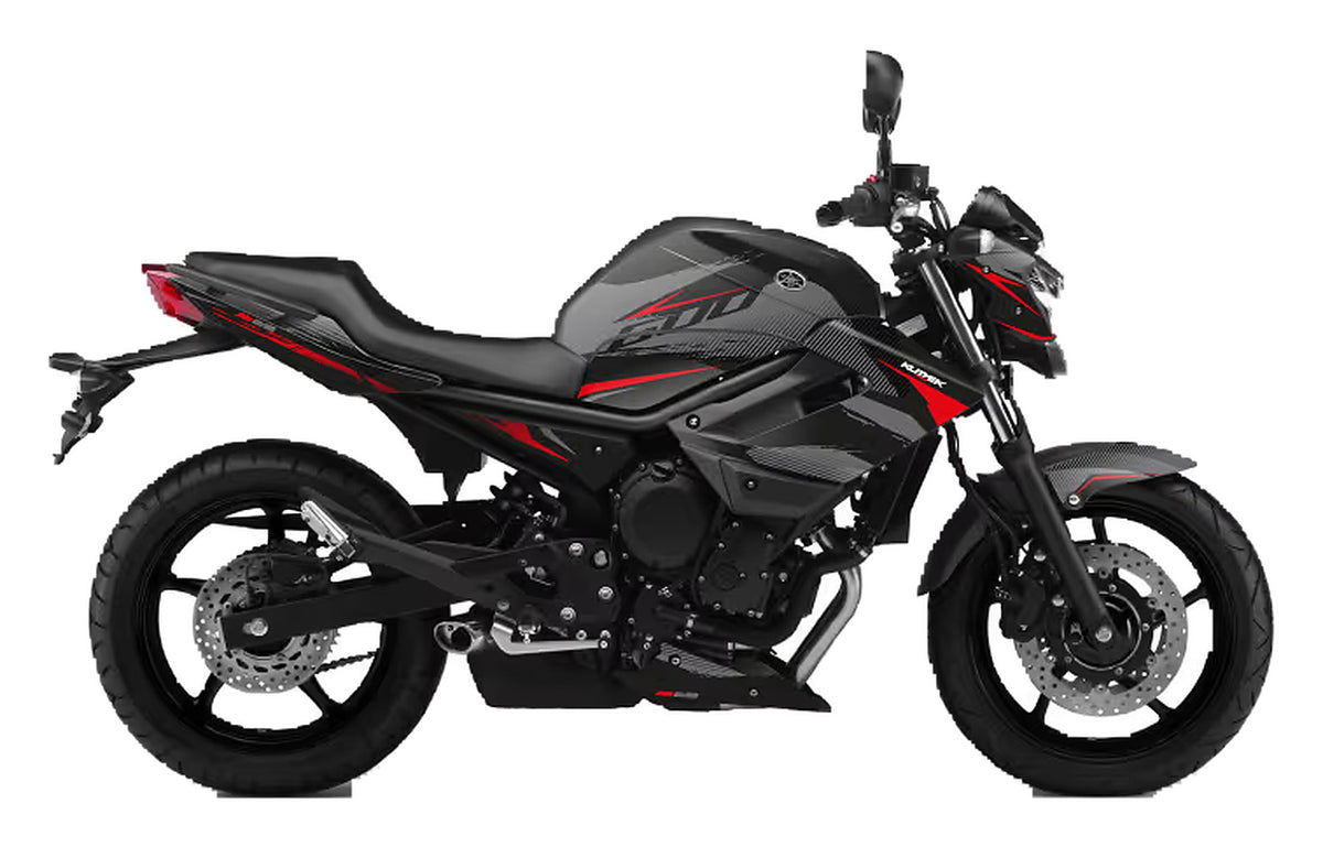 Kit de Gráficas para Moto Naked Yamaha XJ6 - Diseño 08 - LedPro Racing