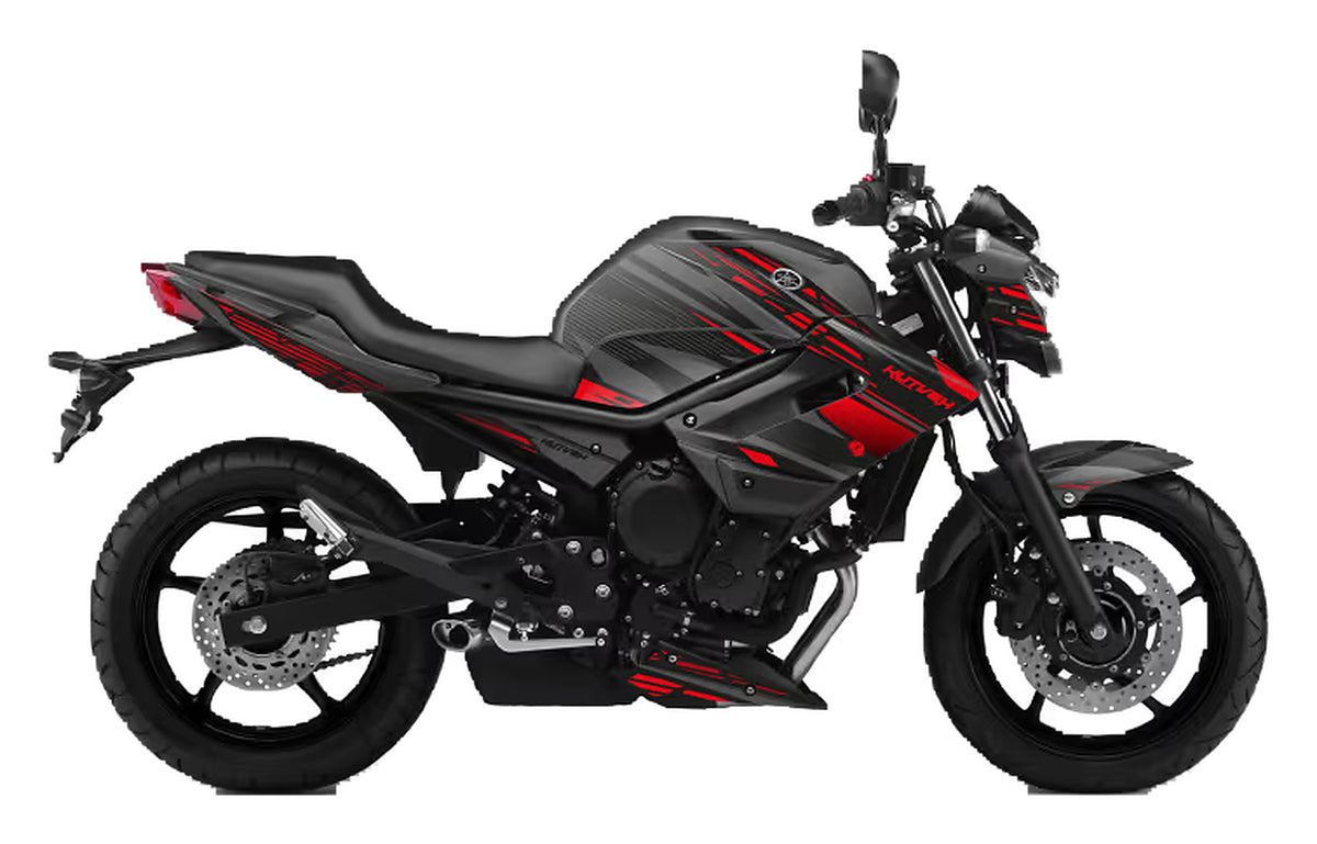 Kit de Gráficas para Moto Naked Yamaha XJ6 - Diseño 11 - LedPro Racing